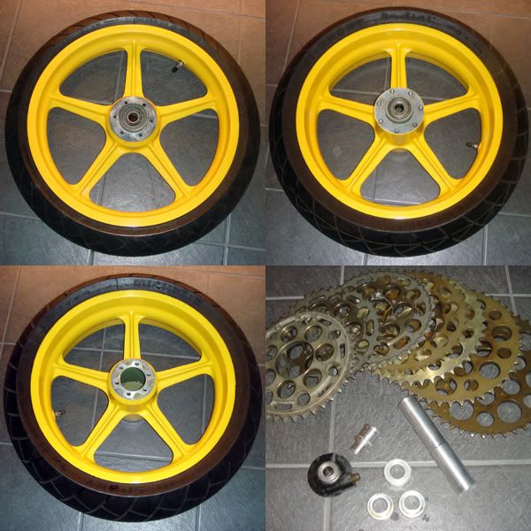 Campagnolo 5spoke frontwheel magnesium Suzuki GSXR Motorcycle