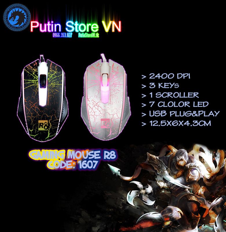 [HCM] Gaming Mouse - Chuột chuyên game: từ PutinStoreVN giá tốt - 2