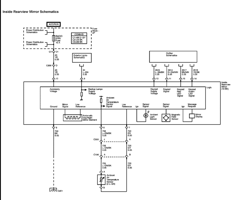 toyota side view mirror wiring diagram #4