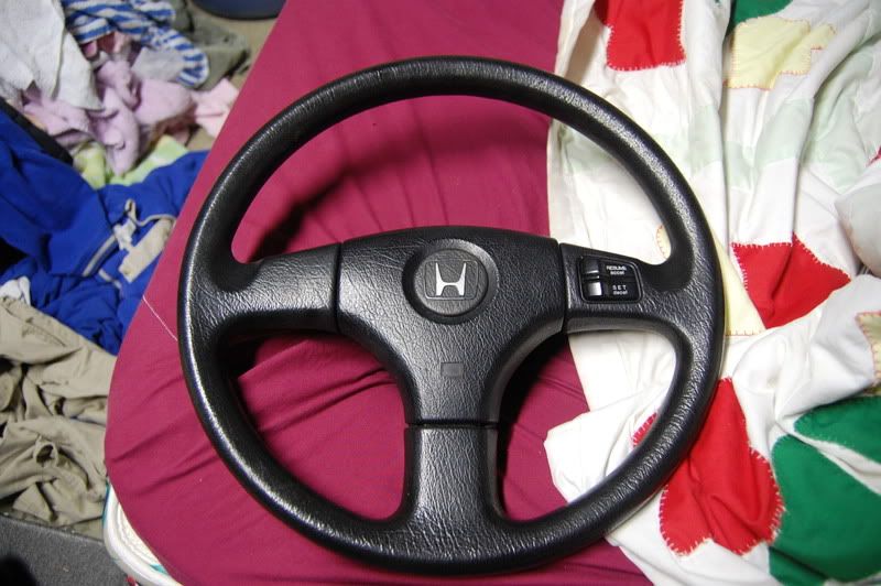 Honda prelude steering wheel removal