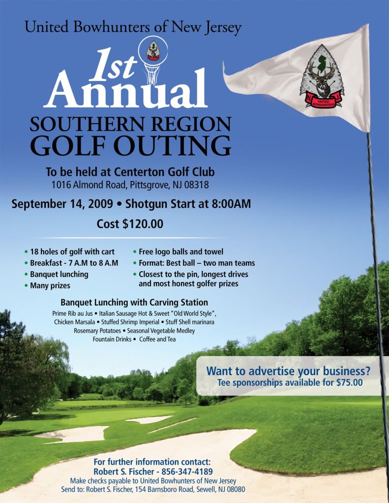 UBNJ 1st Southern Golf Outing........ New Jersey Hunters