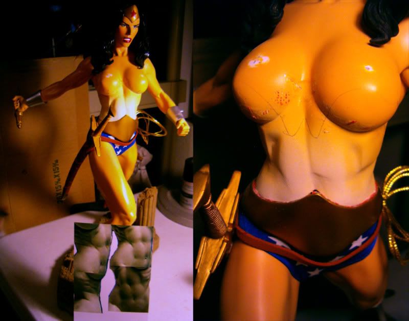 Diamond Comics 1/4 Wonder Woman Statue: Customized by SilentSurfer 