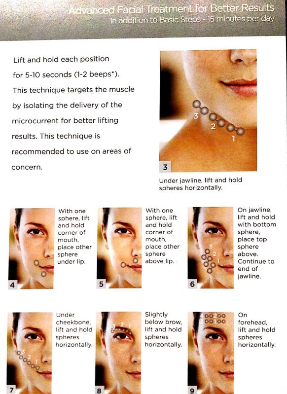 新加说明书，顶锅盖上Nuface一代微电流美容仪心得以及配合使用的三款胶的比较