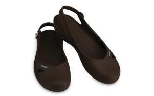 olivia brown crocs