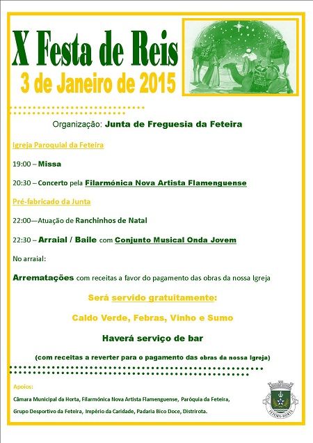 X FESTA DE REIS – 3 JANEIRO 2015