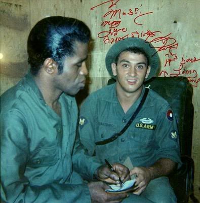 Brown in Vietnam Meeting with the Troops- Late 60's
