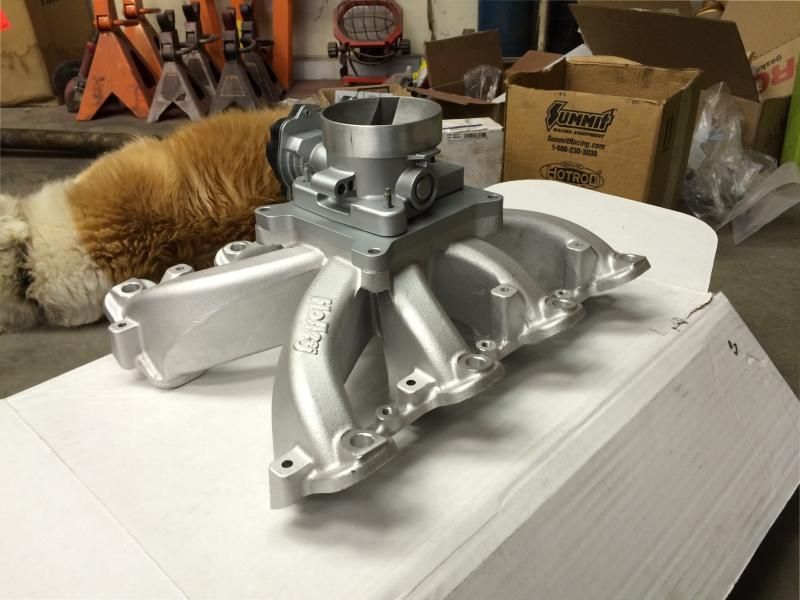 LS DBW/DBC throttle body to carb intake setup Chevy Tri Five Forum