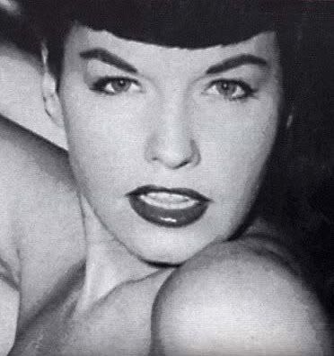 Bettie Page Face