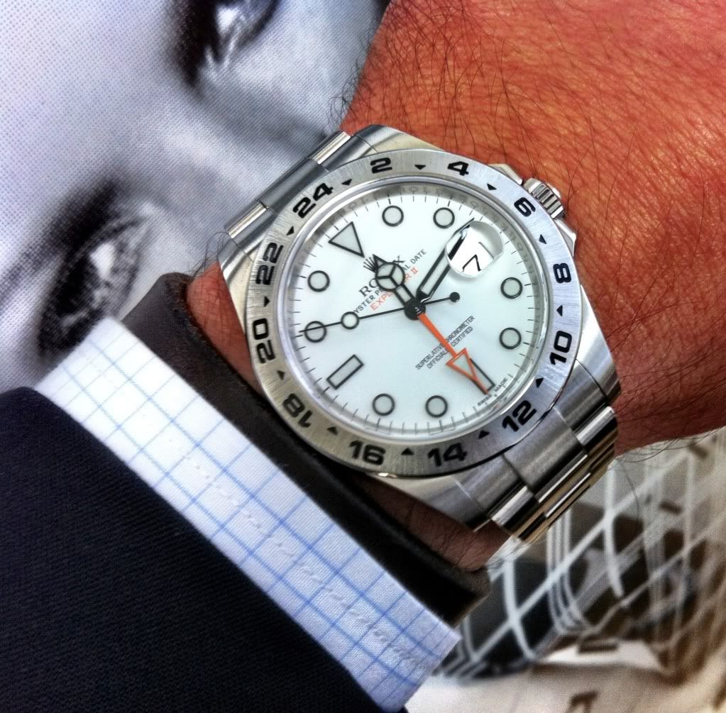 TimeZone Rolex Modern » New explorer 2, Black or white?