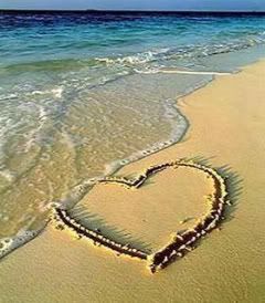 heart beach. Pictures, Images and Photos
