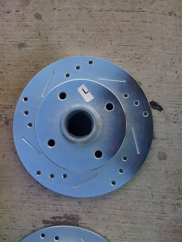 Drilled And Slotted Rotors With Ceramic Brake Pads For Mk3 Jetta Or