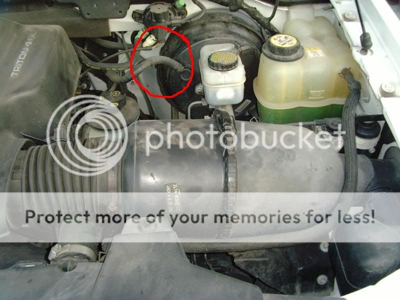 Ford brake booster vacuum hose recall #10